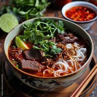  Bún bò Huế - En🌶️ Umami-bomb av nötkött och kryddstarktdelight i en silkeslen buljong!