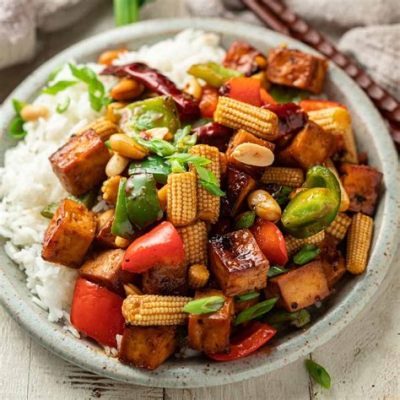  Kung Pao Tofu: En Explosiv Smakfest Med Kryddiga Noter Och Sammetslena Texturer