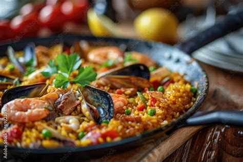  Paella Valenciana - En explosiv smaksymfoni av havets skatter och jordens gåvor!